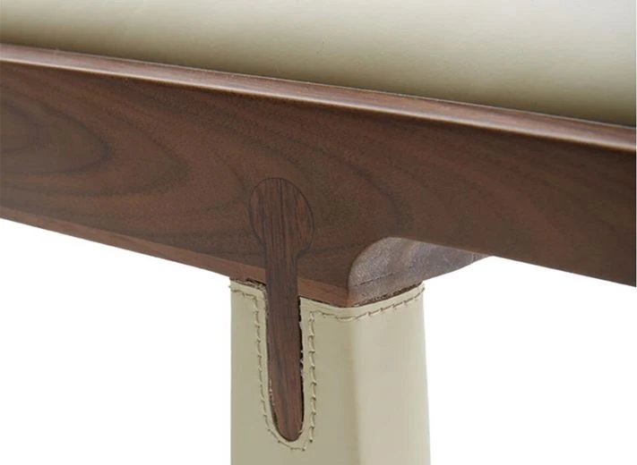 Villa Bedroom King Bed Base Headboard Nightstand and Bed End Bench-14