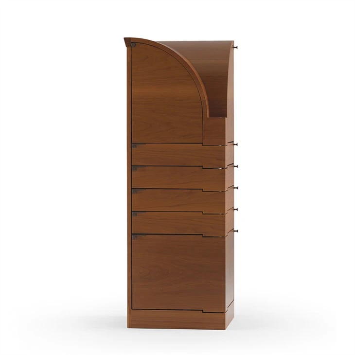 Custom Swivel Solid Wood Cabinet