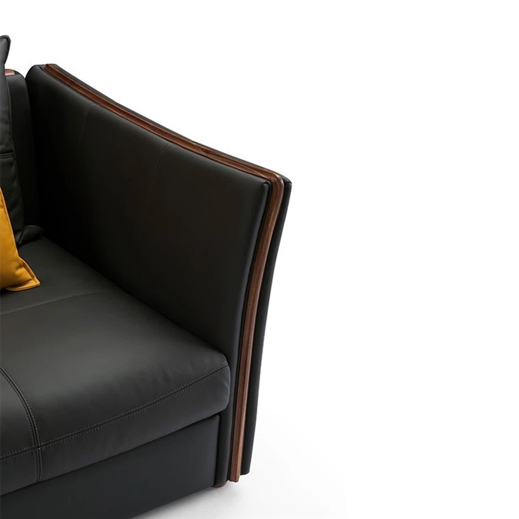 Black Faux Sofa